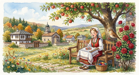 Марийка и славей, Българска народна песен